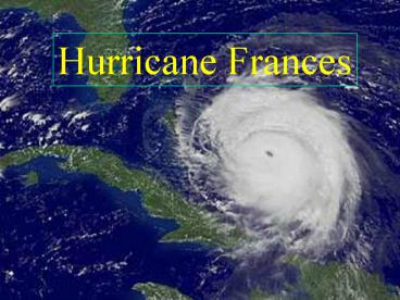 Hurricane Frances