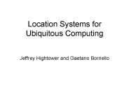 Location Systems for Ubiquitous Computing