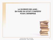 LA DIVERSITE DES AGES
