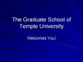 The Graduate School of Temple University PowerPoint PPT Presentation