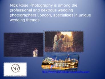Wedding Photographers London