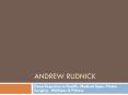 Andrew Rudnick- Deep Expertise in Medical Based Business PowerPoint PPT Presentation