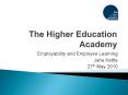 The Higher Education Academy PowerPoint PPT Presentation