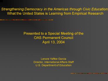 Presented to a Special Meeting of the