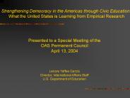 Presented to a Special Meeting of the