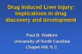 Drug Induced Liver Injury: Implications in drug discovery and development PowerPoint PPT Presentation