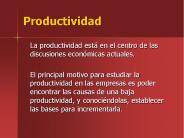Productividad
