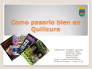 Como pasarlo bien en Quilicura