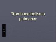 Tromboembolismo pulmonar