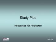 Resources for Postcards