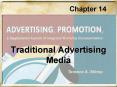 Traditional Advertising Media PowerPoint PPT Presentation