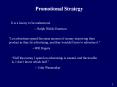 Promotional Strategy PowerPoint PPT Presentation