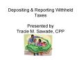 Depositing PowerPoint PPT Presentation