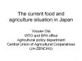 The current food and agriculture situation in Japan PowerPoint PPT Presentation