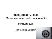 Inteligencia Artificial Representaci