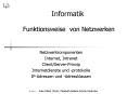 Informatik  Funktionsweise von Netzwerken PowerPoint PPT Presentation