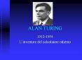 ALAN TURING PowerPoint PPT Presentation