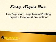 Retractable Banner stands- Easysign Inc