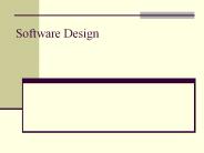 Software Design