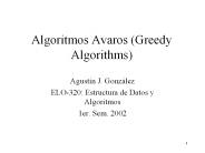 Algoritmos Avaros (Greedy Algorithms)