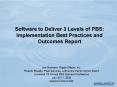 Software to Deliver 3 Levels of PBS: Implementation Best Practices and Outcomes Report PowerPoint PPT Presentation