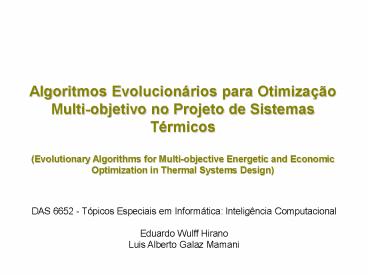 Algoritmos Evolucion