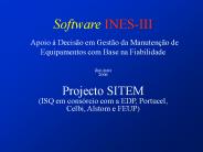 Software INES-III  Apoio 