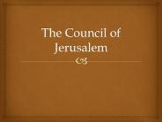Mrs. Magin's Council of Jerusalem