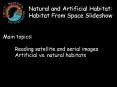 Natural and Artificial Habitat: Habitat From Space Slideshow PowerPoint PPT Presentation