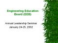Engineering Education Board (EEB) PowerPoint PPT Presentation