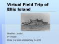 Virtual Field Trip of Ellis Island PowerPoint PPT Presentation