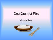 One Grain of Rice