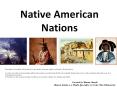 Native American Nations PowerPoint PPT Presentation