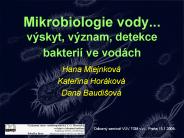 Mikrobiologie vody... v