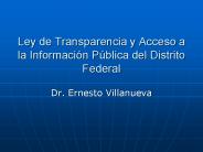 Ley de Transparencia y Acceso a la Informaci