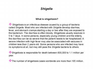 Shigella