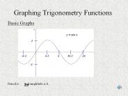 Graphing Trigonometry Functions