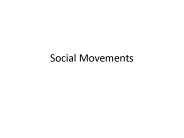 Social Movements