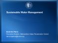 Sustainable Water Management PowerPoint PPT Presentation