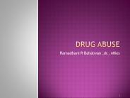 DRUG ABUSE PowerPoint PPT Presentation