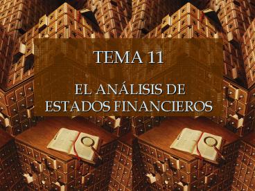 TEMA 11  EL AN