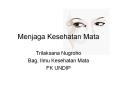Menjaga Kesehatan Mata PowerPoint PPT Presentation