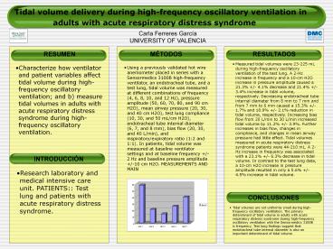 Tidal volume delivery during high-frequency oscillatory ventilation in