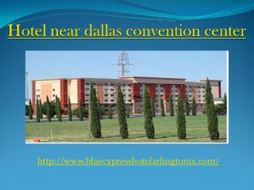 hotel near Arlington convention center