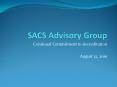 SACS Advisory Group PowerPoint PPT Presentation