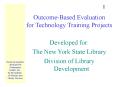 Outcome-based Evaluation PowerPoint PPT Presentation