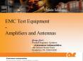 EMC Test Equipment PowerPoint PPT Presentation