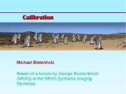 Calibration