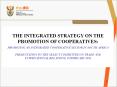 THE INTEGRATED STRATEGY ON THE PROMOTION OF COOPERATIVES: PowerPoint PPT Presentation