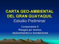 CARTA GEO-AMBIENTAL DEL GRAN GUAYAQUIL Estudio Preliminar PowerPoint PPT Presentation